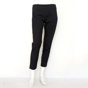 NWT Cynthia Rowley Pia Black Slim Stretchy Cotton Ankle Pants